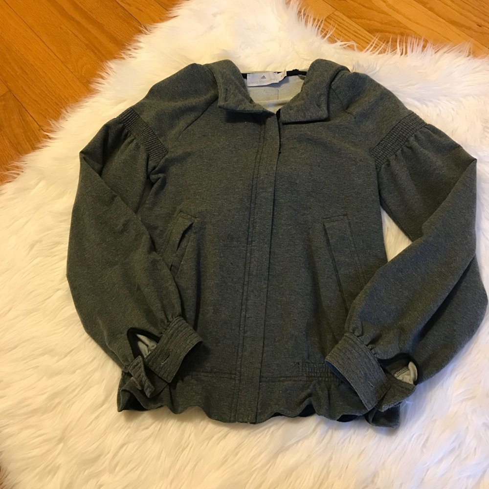Stella McCartney for Adidas Gray Zip-Up